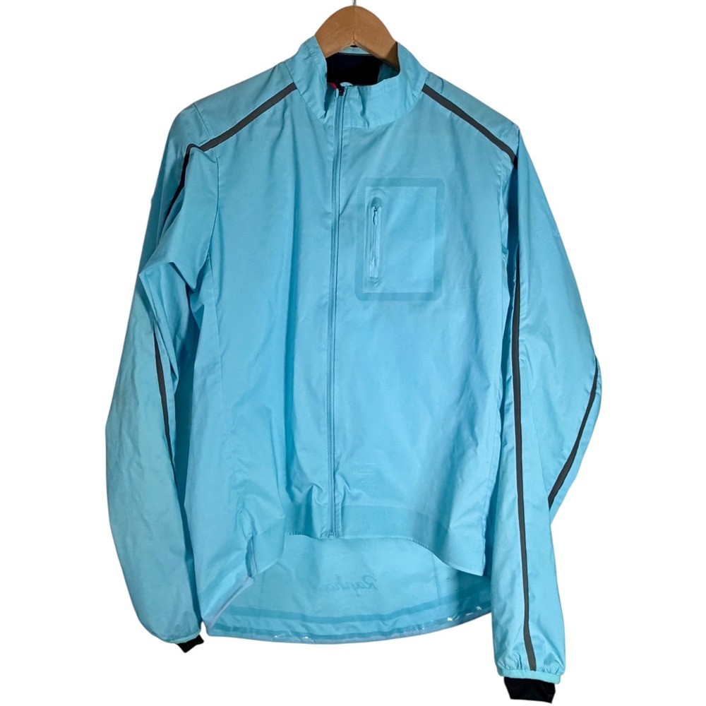 Rapha Women's Le Mistral Full Zip Wind Cycling Lightweight Jacket Blue Large‎